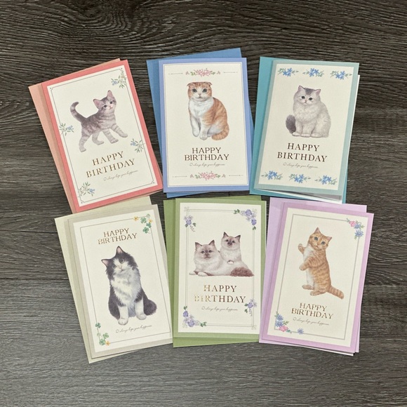 Barmen Kitten Cat Birthday Card ❘ Celebrate Card ❘ Happy Birthday Card - Picture 7 of 7